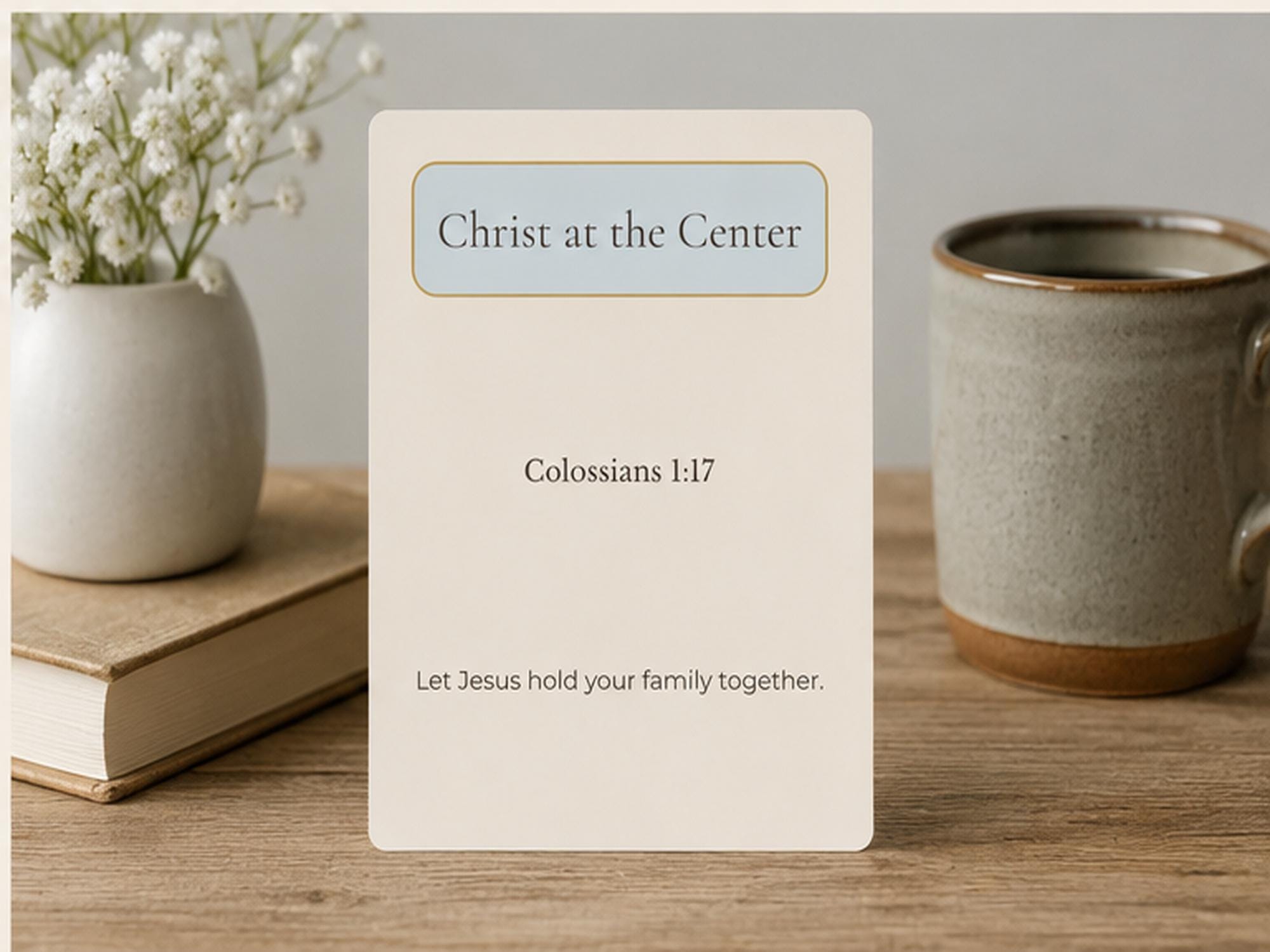 Catholic Scripture Cards | Bible Verse Set, Family Prayer, Christian Home Decor