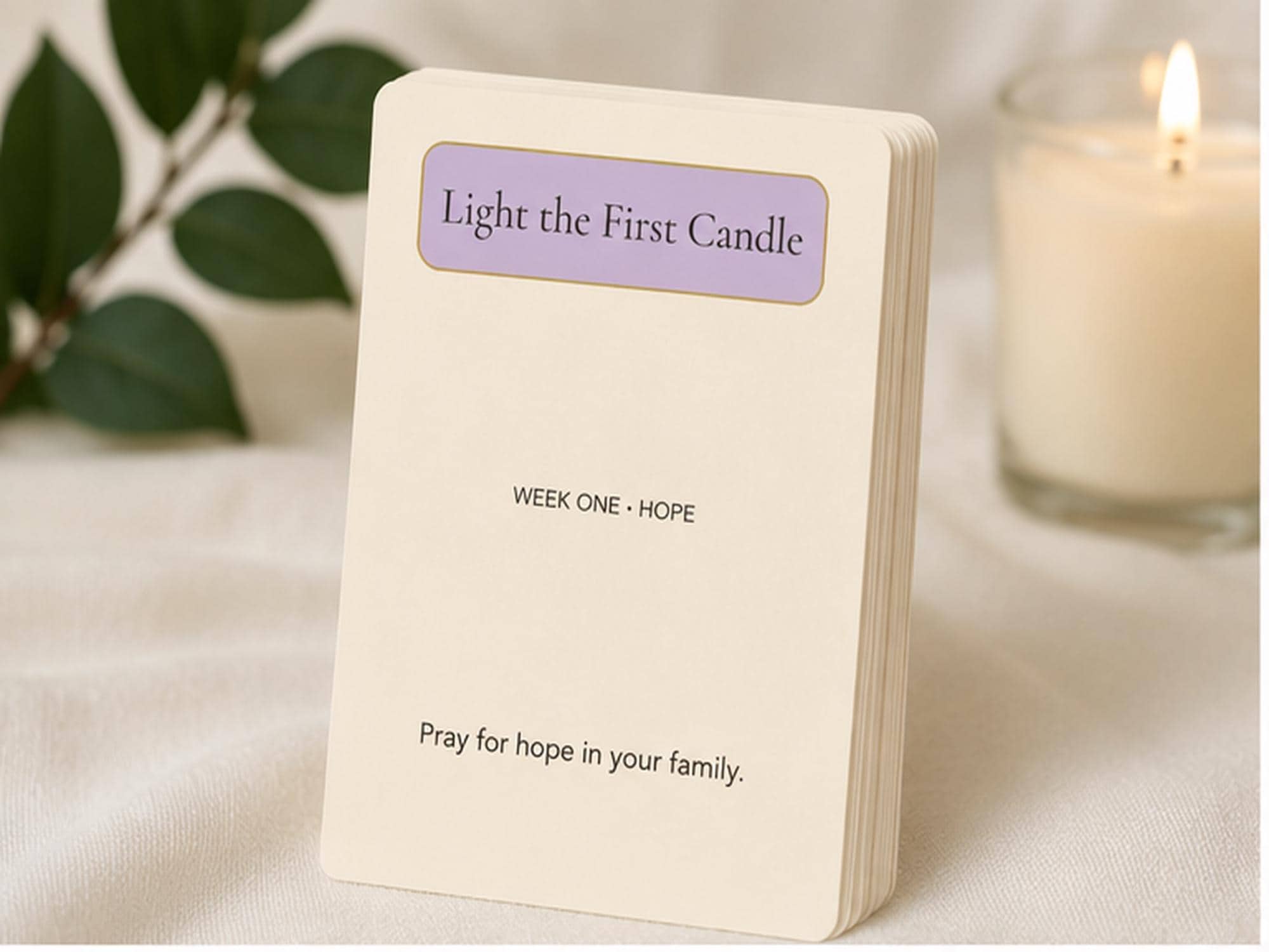 Catholic Family Advent Cards | 28 Activity Cards, Prayers, Traditions (Set)