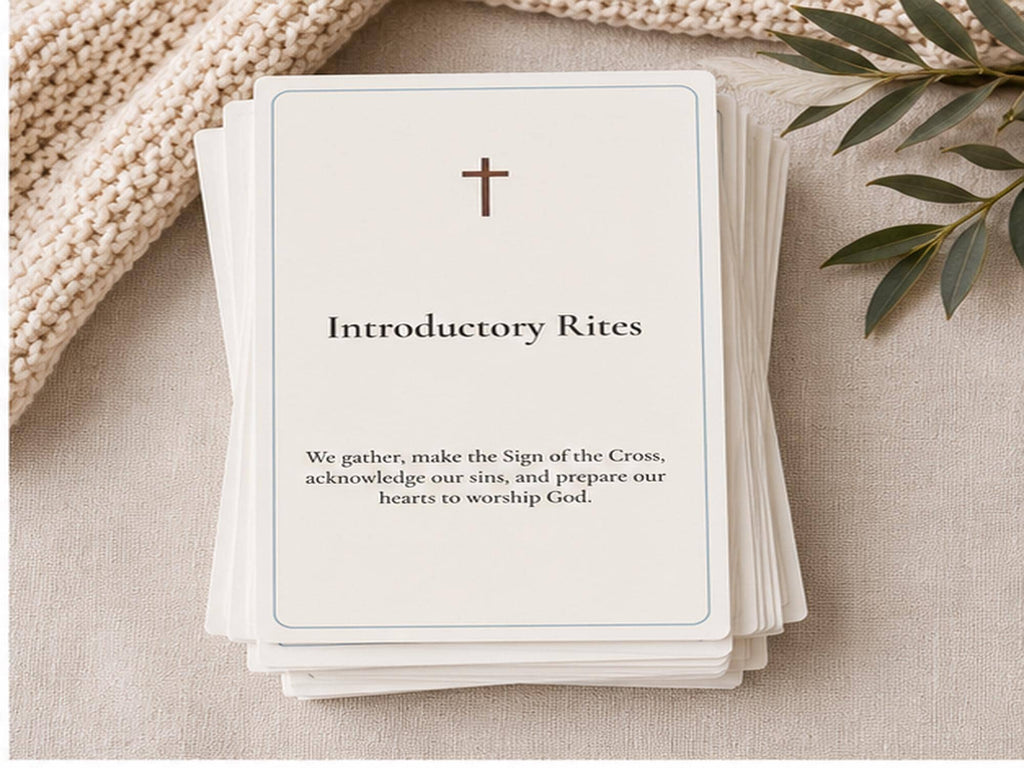 Catholic Mass Understanding Cards | RCIA, First Communion, Homeschool Reference Set