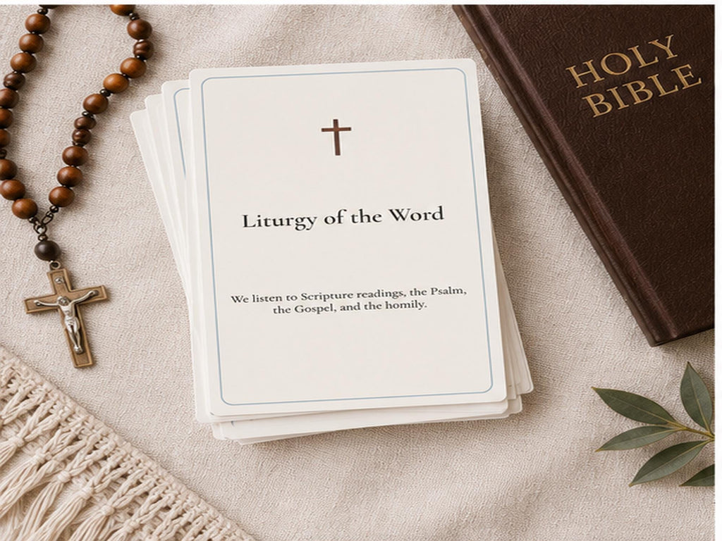 Catholic Mass Understanding Cards | RCIA, First Communion, Homeschool Reference Set