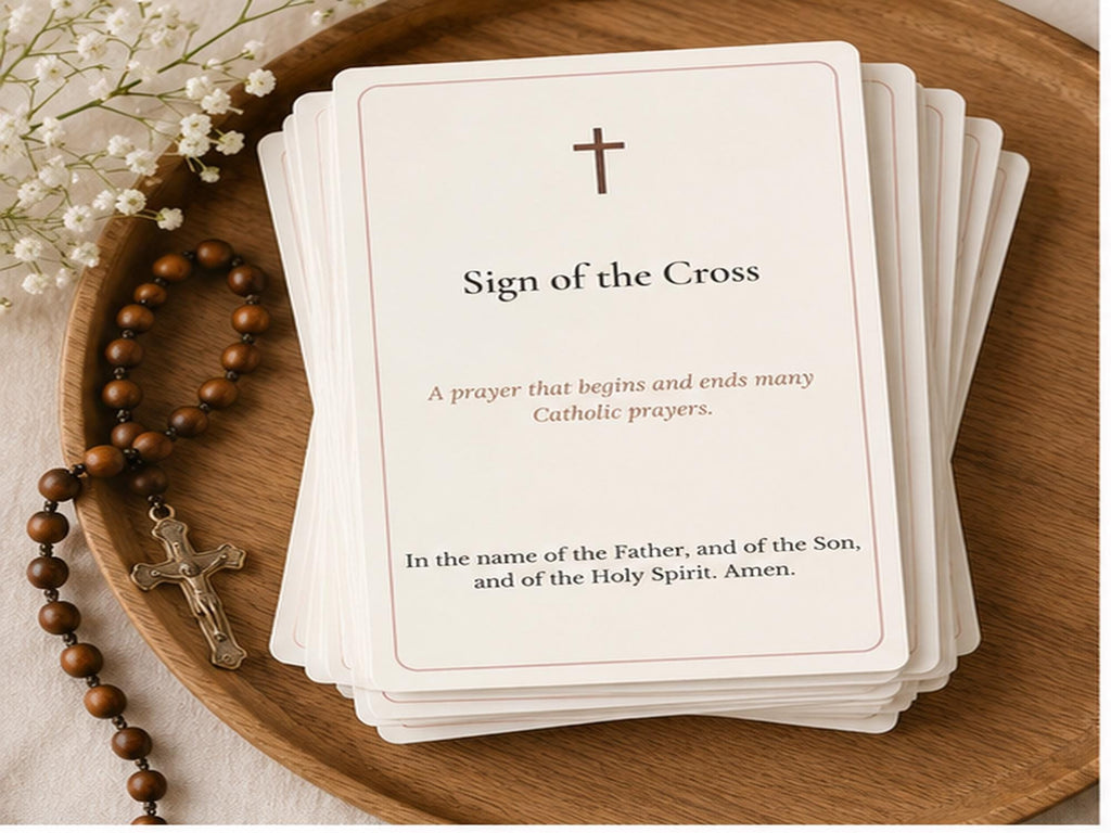 Catholic Prayer Cards | Traditional Daily Prayers, RCIA, Confirmation Gifts