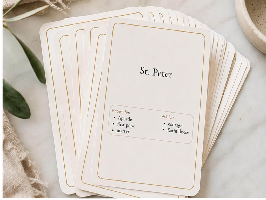 Catholic Saint Cards | Faith Study, Confirmation, RCIA Gift Set