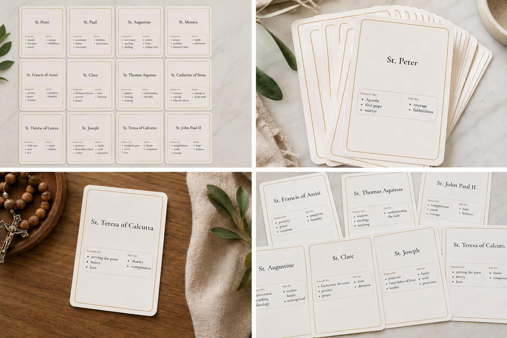 Catholic Saint Cards | Faith Study, Confirmation, RCIA Gift Set