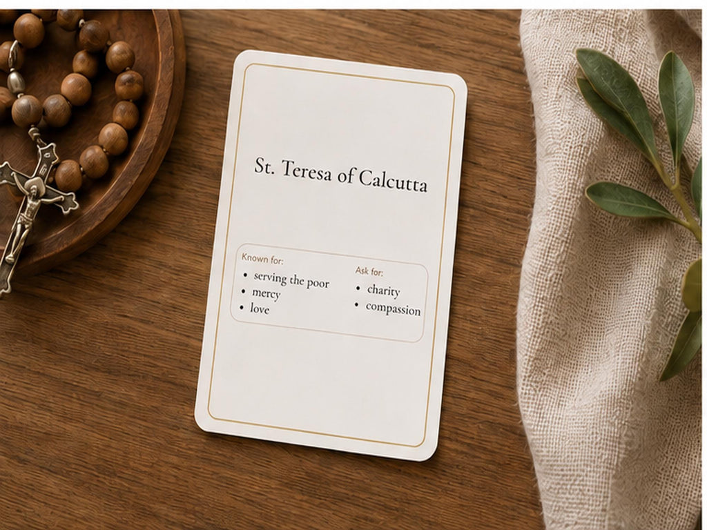 Catholic Saint Cards | Faith Study, Confirmation, RCIA Gift Set