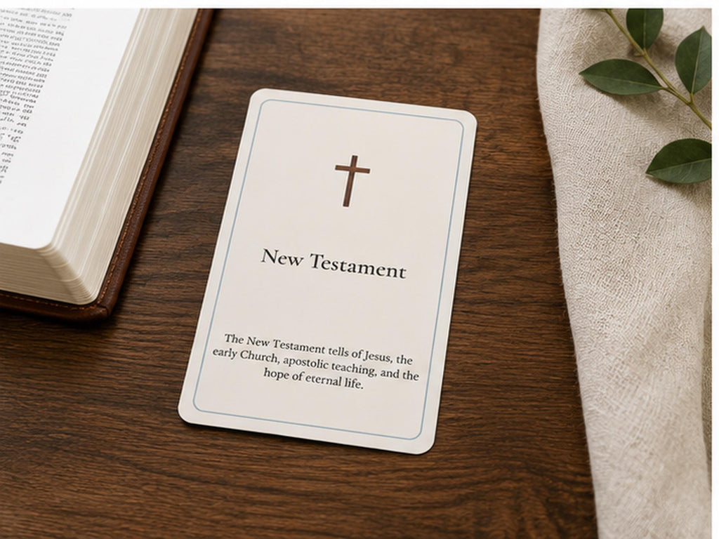 Catholic Bible Basics Study Cards | OCIA RCIA Faith Resource