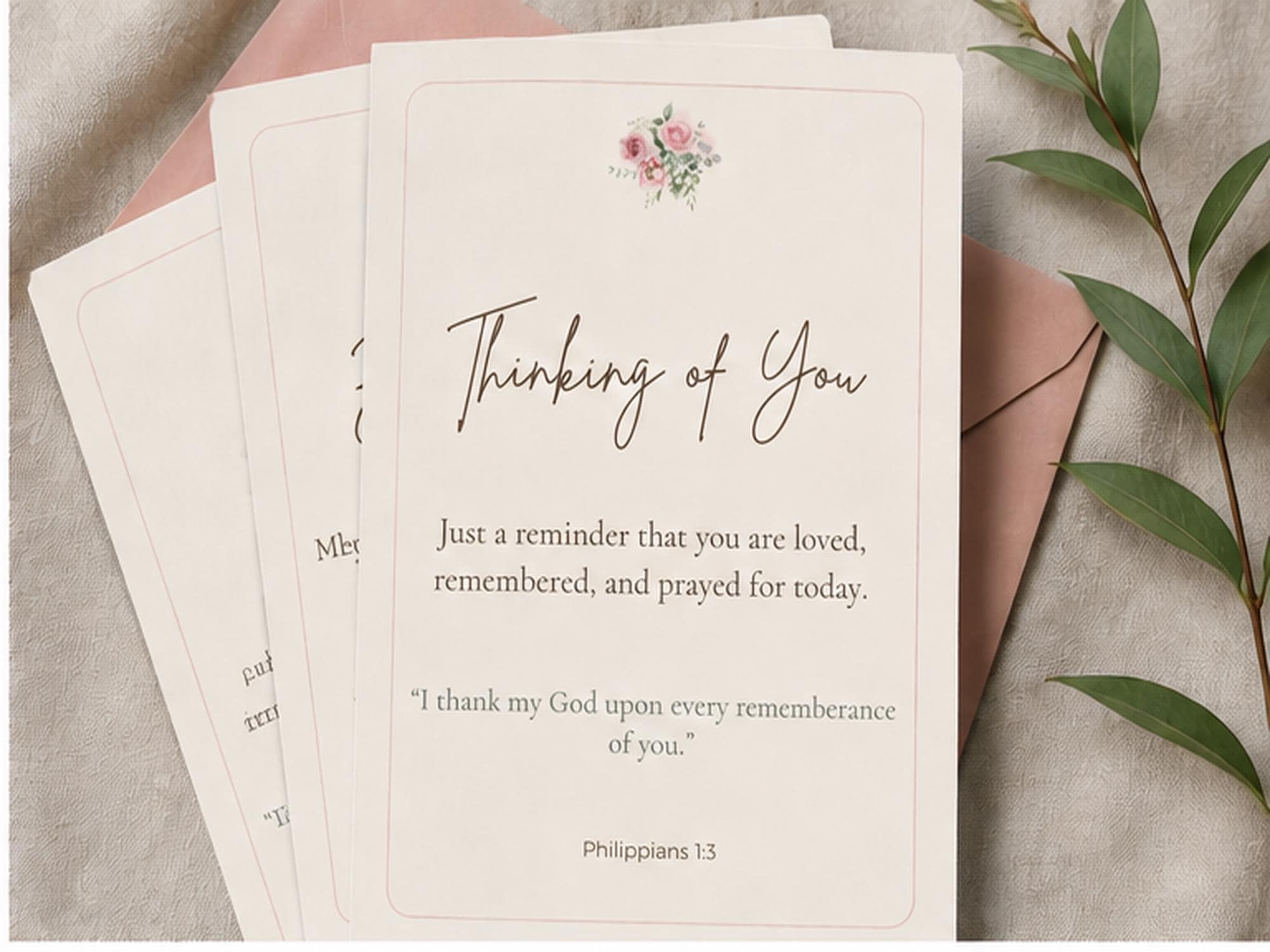 Christian Encouragement Cards Set | Scripture, Thinking of You, Sympathy Gift