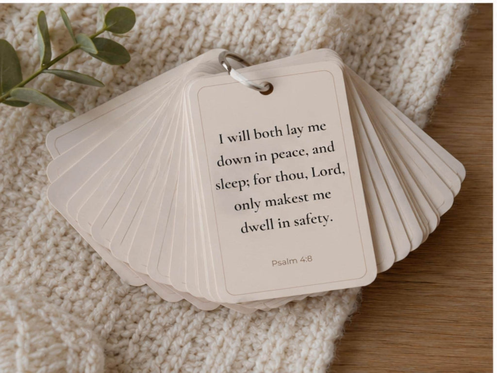 Evening Prayer Ring | Scripture Cards for Bedtime Reflection