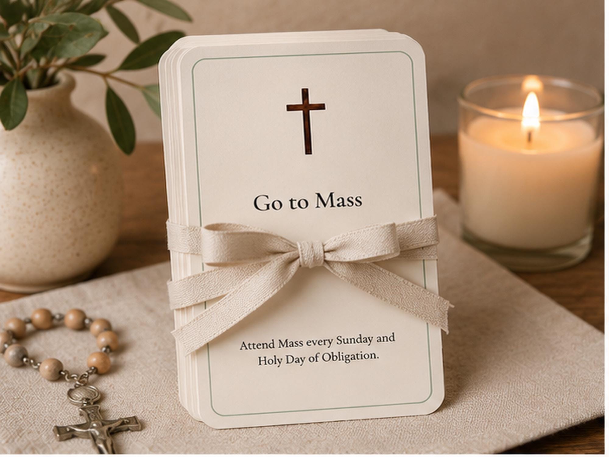 Catholic Living Starter Cards | Faith Guide for OCIA, Confirmation, New Catholics