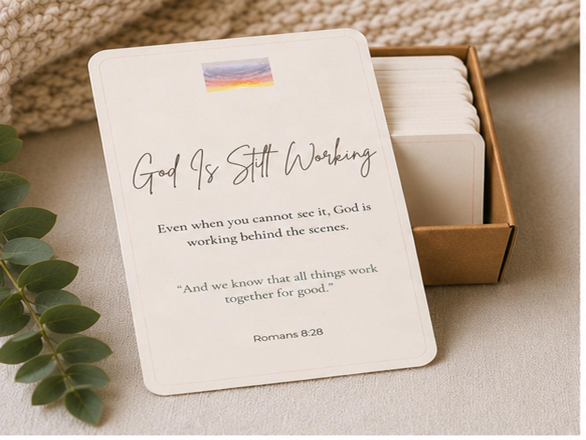 Christian Encouragement Cards, Scripture Verses, Comfort Gift for Women