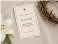 Catholic Holy Week Reflection Cards | Lent Devotional Faith Cards