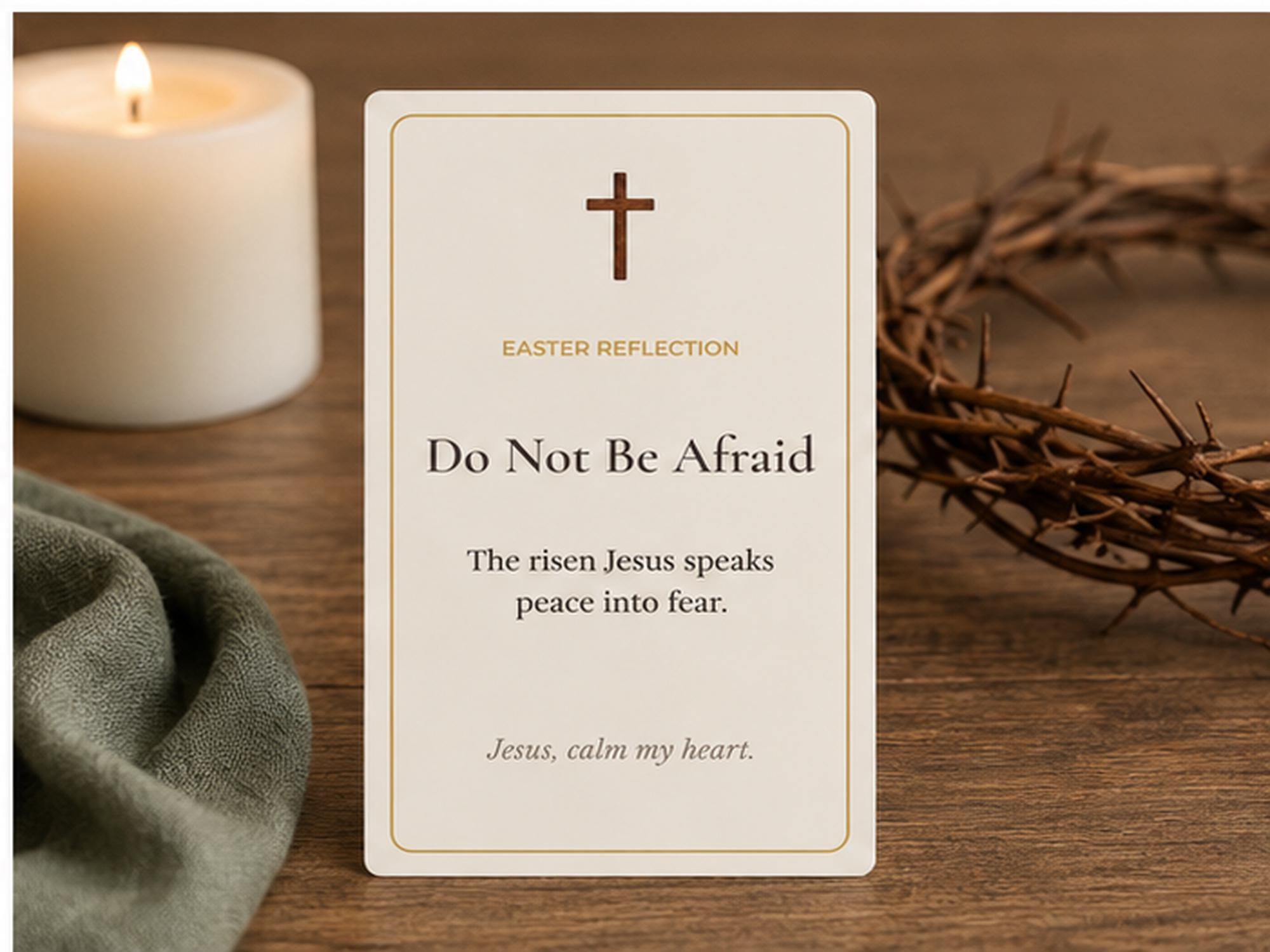 Catholic Easter Reflection Cards | Scripture Devotional Set, Prayer Prompt Cards