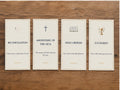 Catholic Sacrament Scripture Cards | First Communion Confirmation Gift Resource