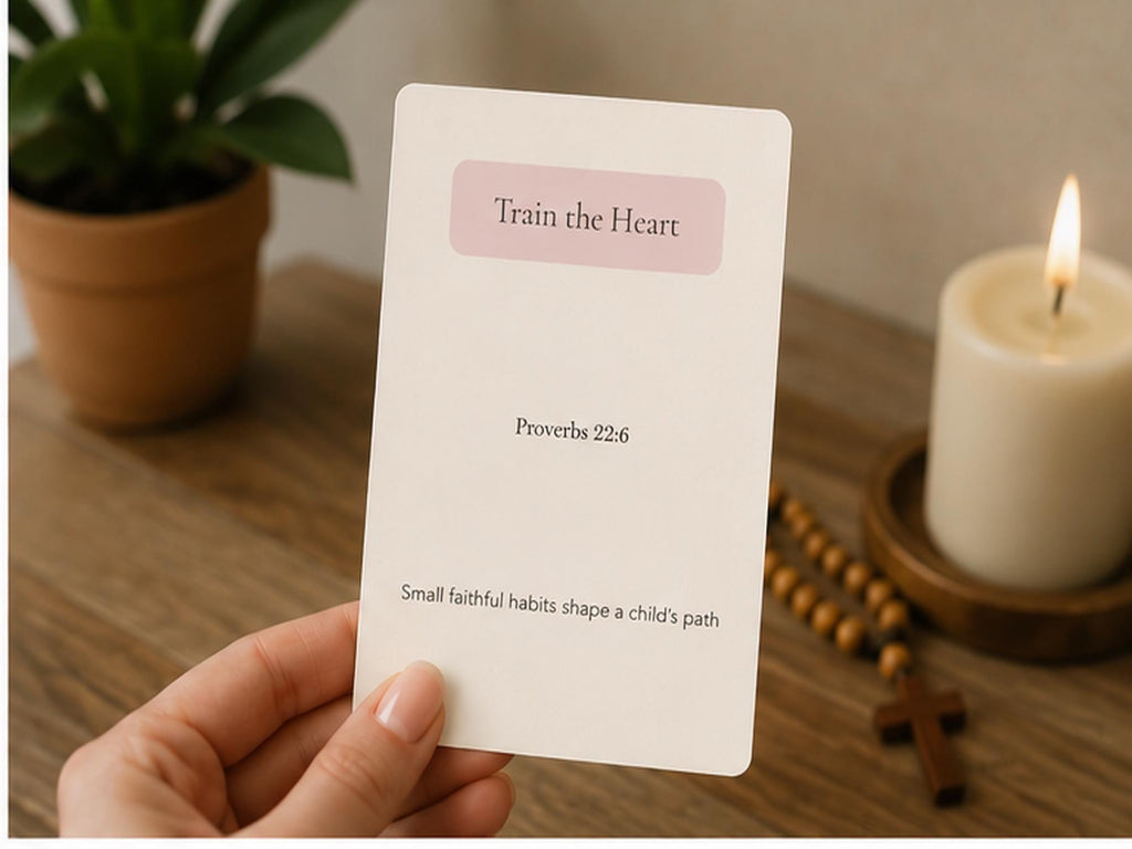 Catholic Parenting Scripture Cards | Bible Verse Encouragement (Set of 20)