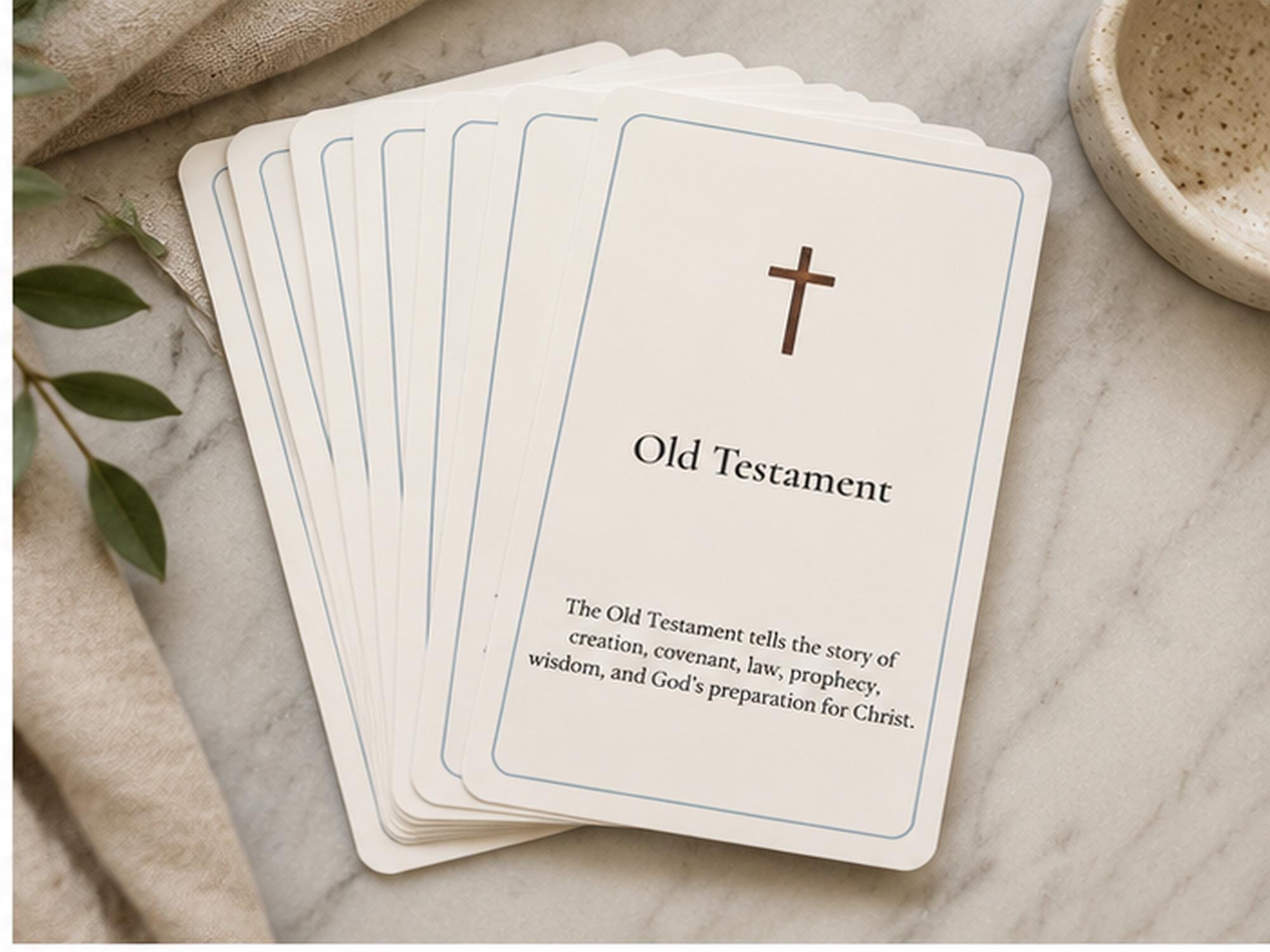 Catholic Bible Basics Study Cards | OCIA RCIA Faith Resource