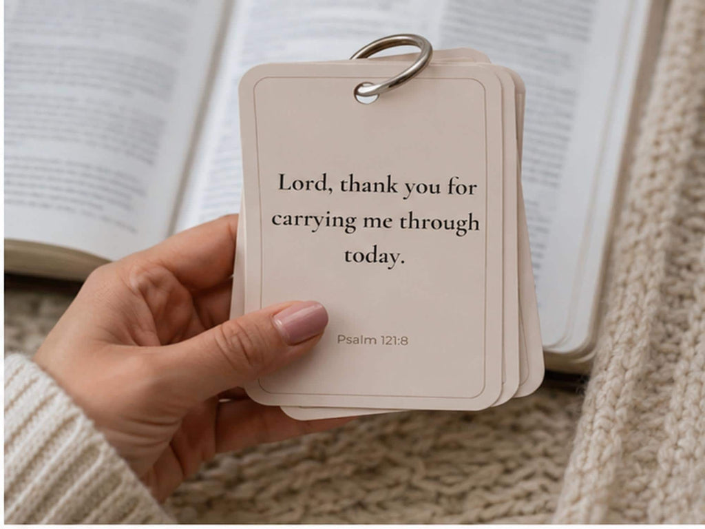 Evening Prayer Ring | Scripture Cards for Bedtime Reflection