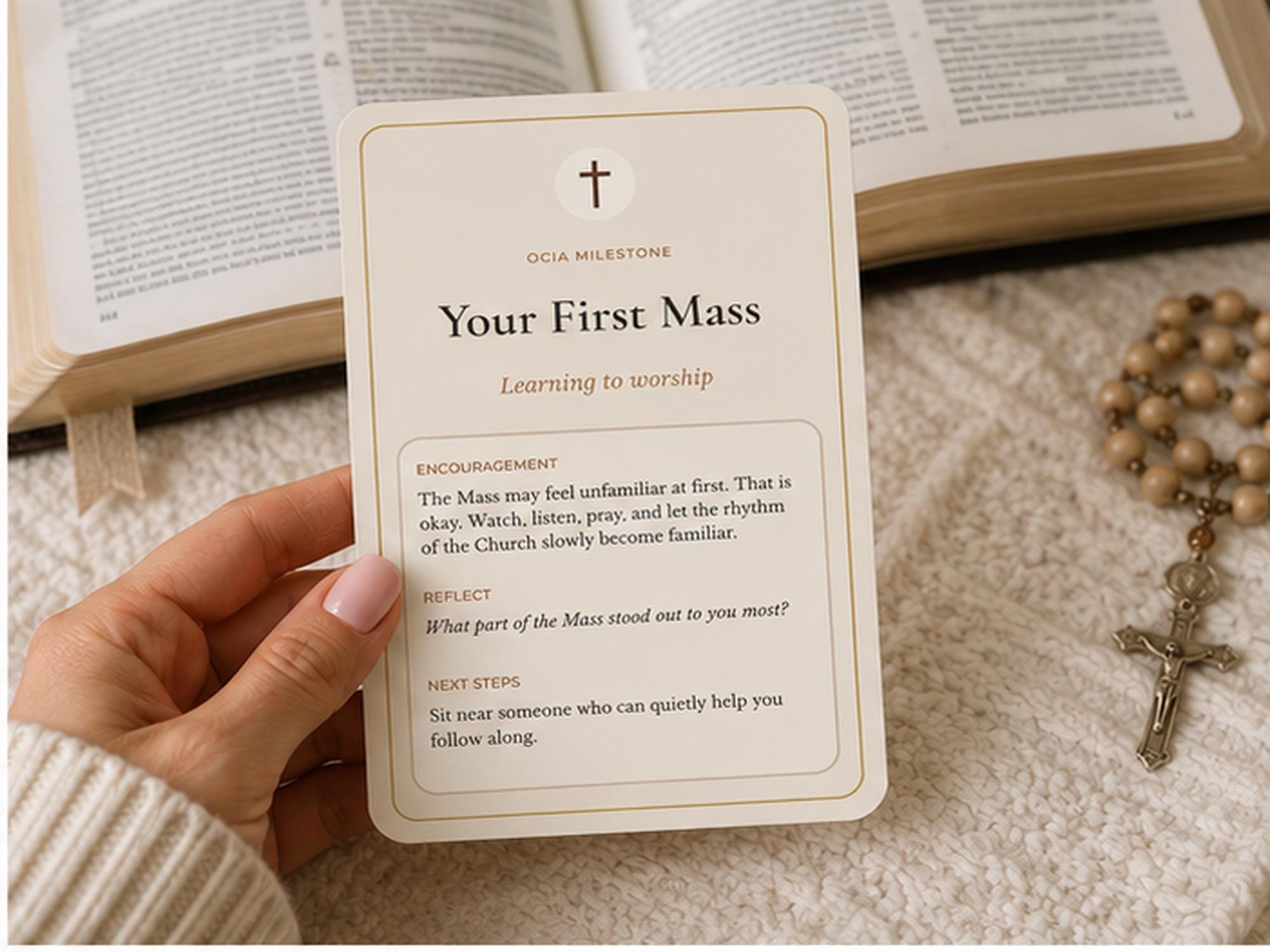 OCIA Milestone Cards | Catholic Faith Journey, Confirmation, Easter Vigil Gift Set