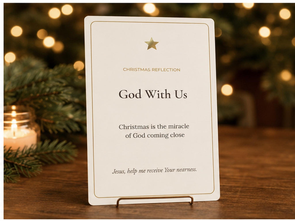 Catholic Christmas Reflection Cards | Nativity Devotional Set (10 Cards)