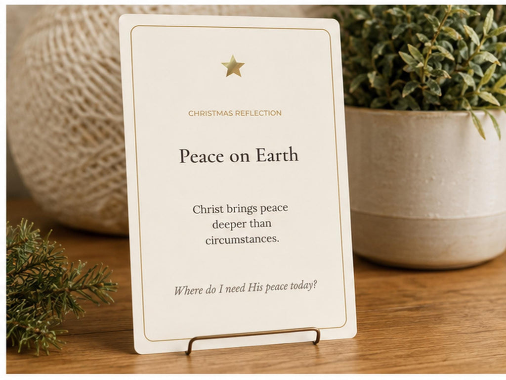 Catholic Christmas Reflection Cards | Nativity Devotional Set (10 Cards)