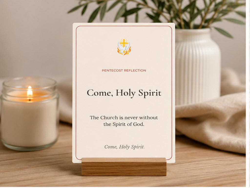 Pentecost Reflection Cards: Holy Spirit Devotional Set (8 Cards)