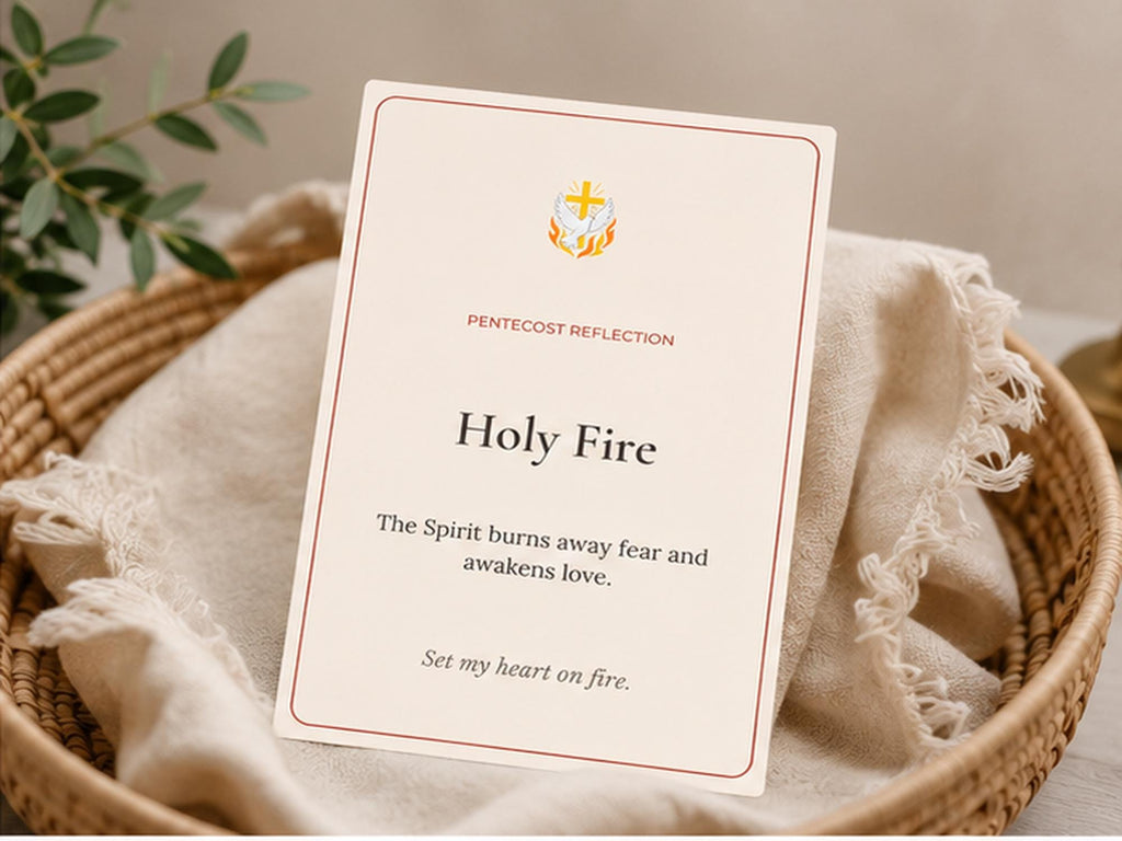 Pentecost Reflection Cards: Holy Spirit Devotional Set (8 Cards)