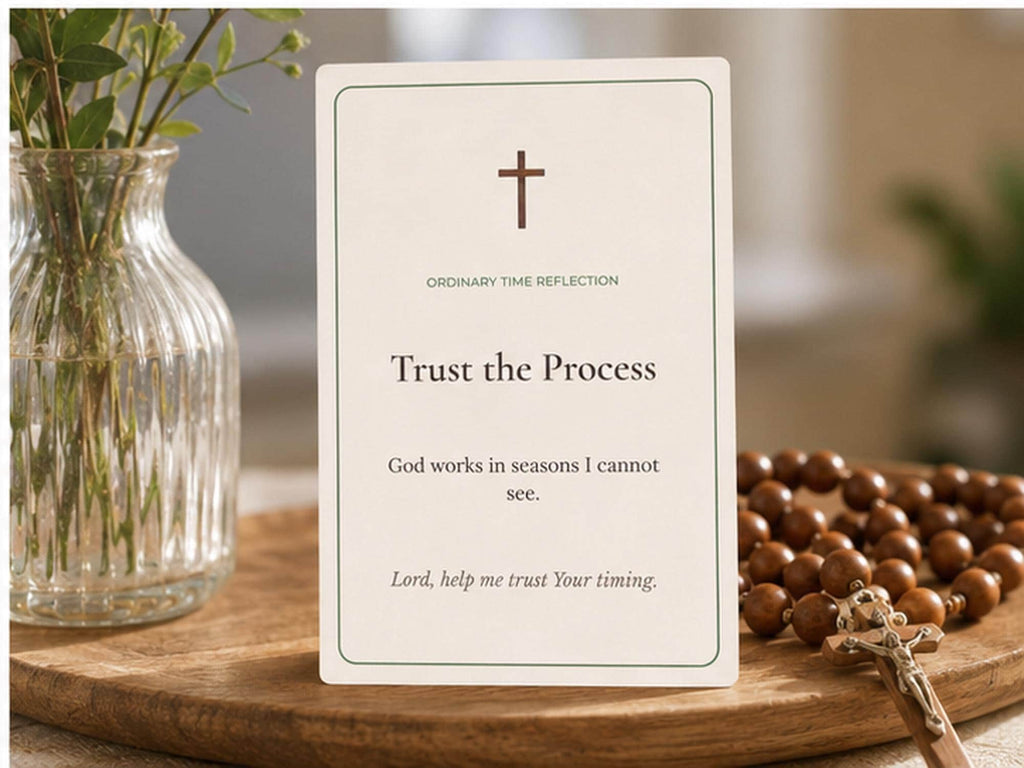 Catholic Ordinary Time Reflection Cards | Scripture Meditation Devotional Set